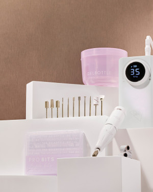 ProBits collection: nail e-file bits, e-file, and other accessories