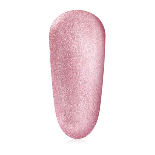 Pink cat-eye gel polish
