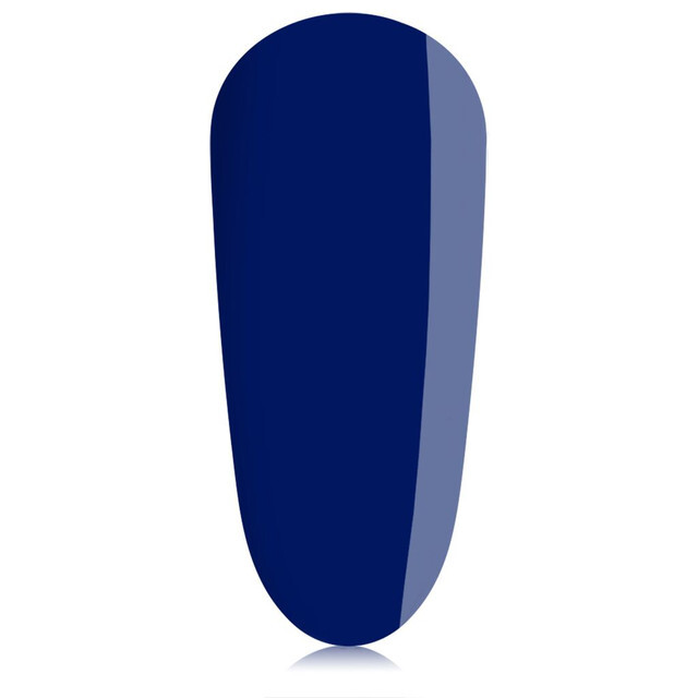 Dark blue gel polish