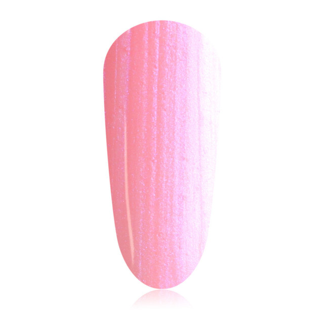 Pink gel polish