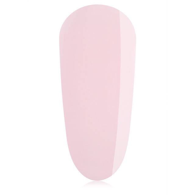 Delicate, sheer blush pink builder gel