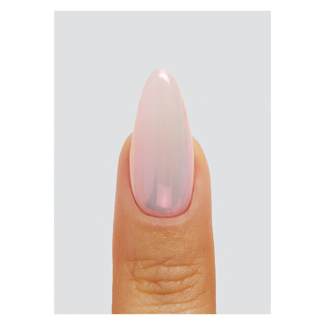 Sheer chrome with rose undertone